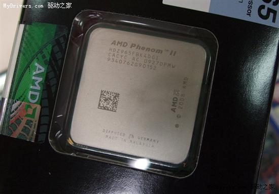 AMD新旗舰Phenom II X4 965发布即开卖