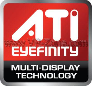 Radeon HD 5800支持Eyefinity多屏显示技术