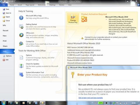 微软Office2010 Build4417新版图片泄漏