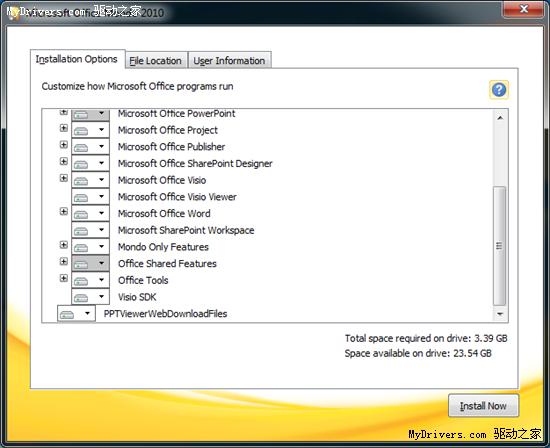 Office 2010°Build 4417