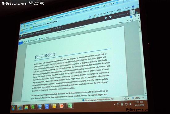 WebOffice 2010΢TechEd 2009