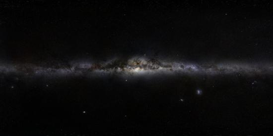 摄影师拍摄千张照片合成银河系全景图-银河系,全景图-驱动之家