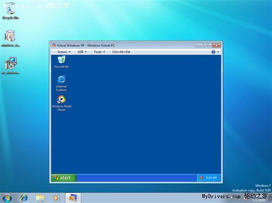 Windows 7的XP模式能阻止恶意软件运行