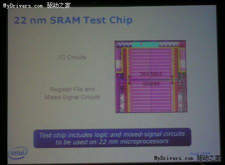 Intel宣布2011年下半年迈向22nm 晶圆展示