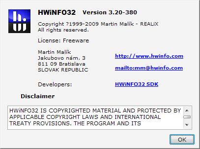 下载：老牌系统检测HWiNFO32 3.20正式版