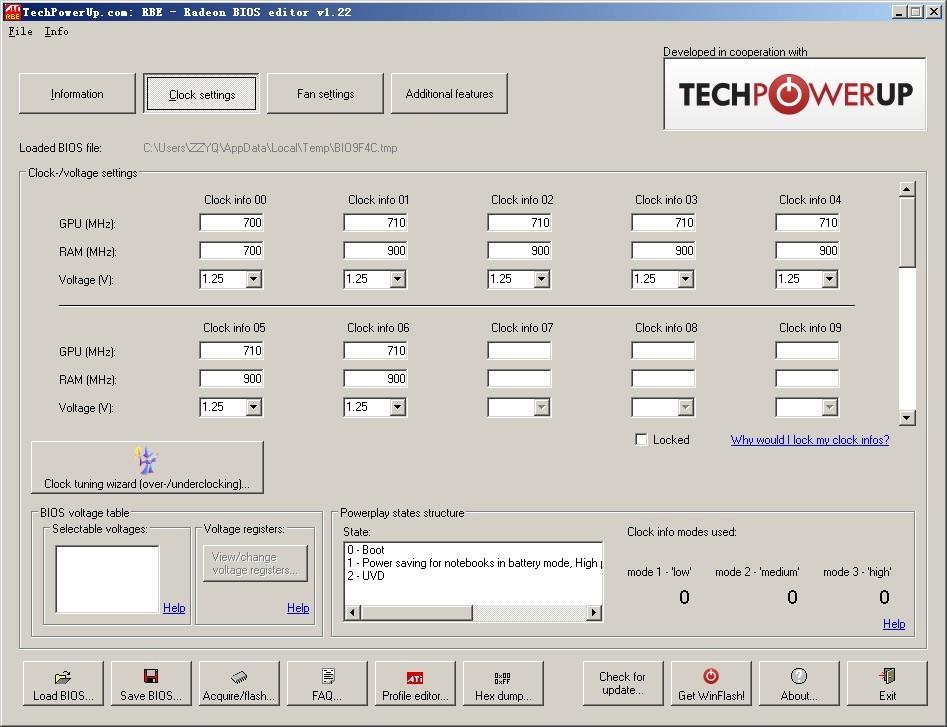 卡BIOS编辑工具Radeon BIOS Editor 1.22版-TechPowerUp,Radeon BIOS ...