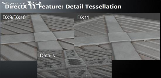 DX11 Tessellation细分曲面技术实际游戏效果对比