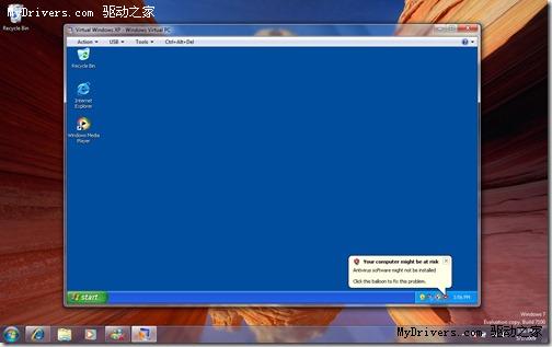 Windows 7 XP虚拟模式已完工 月底发布