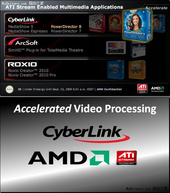 携手AMD CyberLink将全面支持DX11 DirectCompute