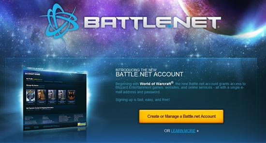 从11月11日起所有《魔兽世界》玩家都必须使用Battle.net帐户登录游戏