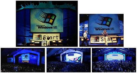 Win7很低调？盘点历届微软系统发布会