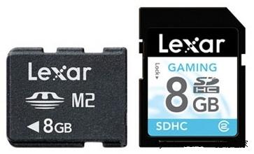 面向多个游戏平台 雷克沙推8GB M2/SDHC卡
