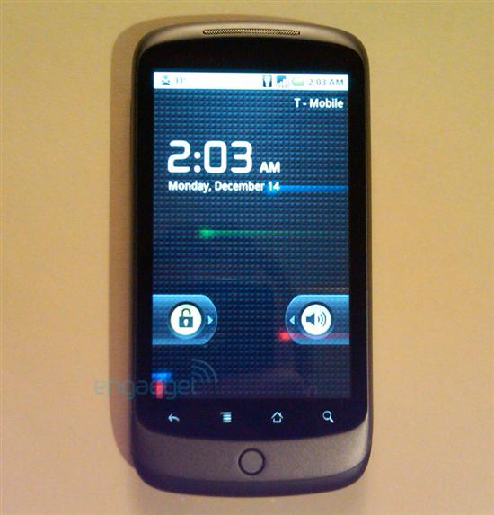Google手机Nexus One清晰图赏 使用Android 2.1系统