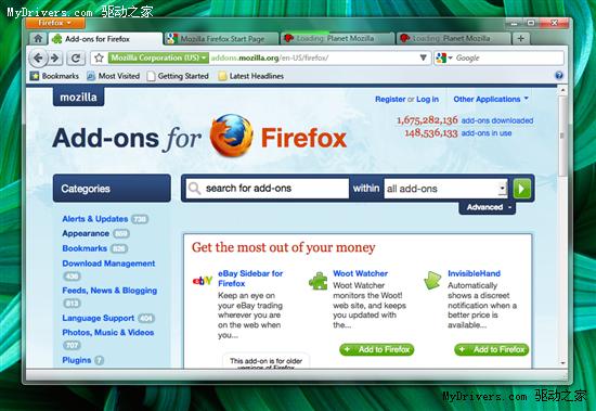 Firefox 4.0最新用户界面设计曝光