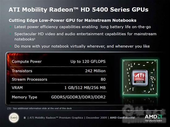 AMD正式发布DX11 5000系列笔记本显卡 性能预览