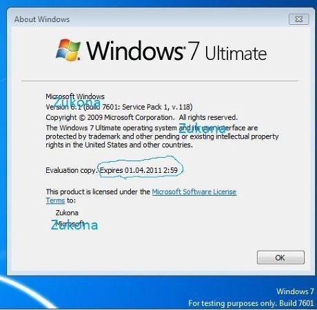 Windows 7 SP1 Build 7601.16502截图泄漏