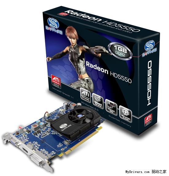 蓝宝Radeon HD 5550发布 确认320SP