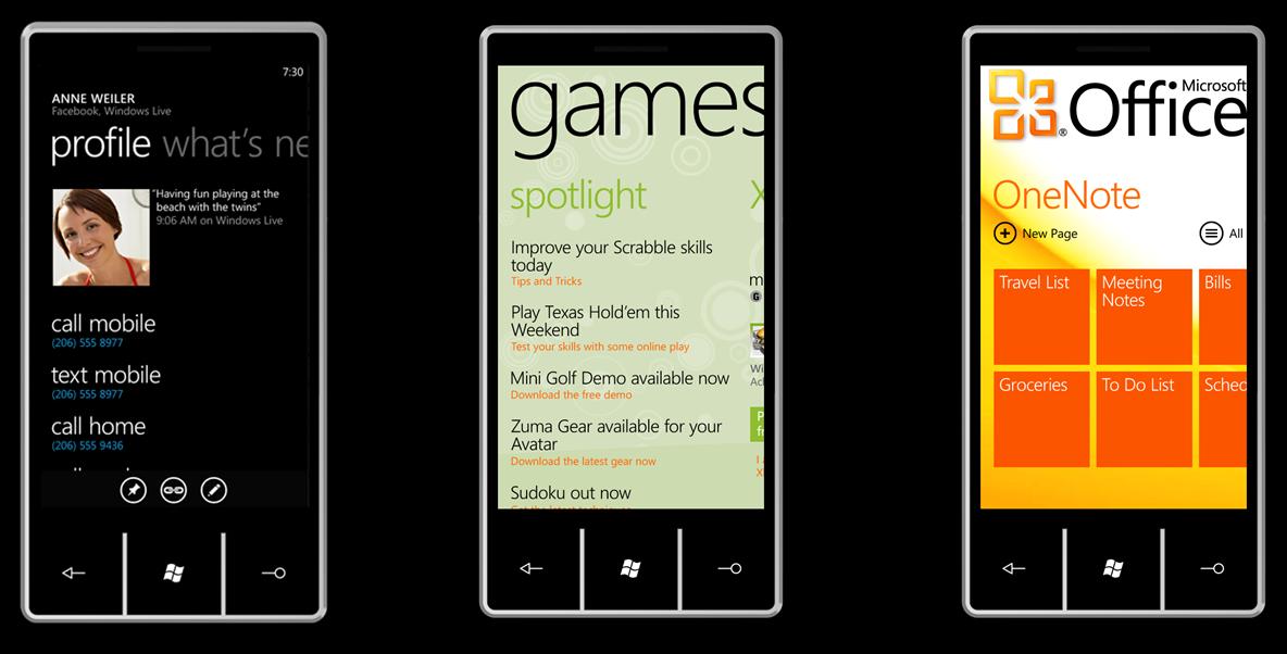 El Origen de la Interfaz Metro de Windows Phone 7