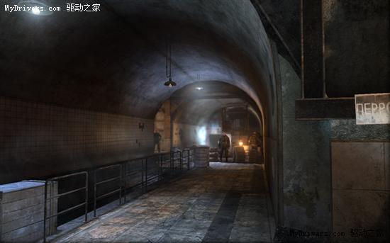 DX11新作《地铁2033》画质、显卡性能对比