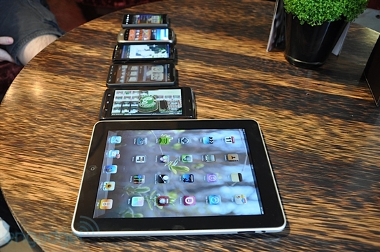 DELL Mini 5火拼iPad 手持设备对比