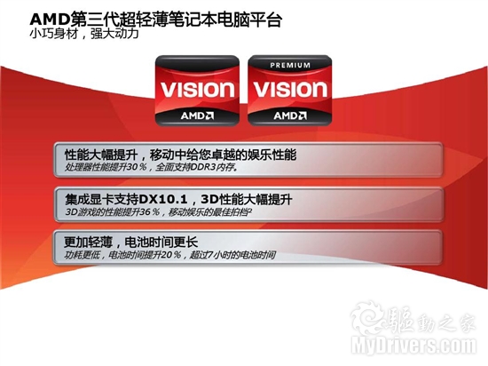 AMD发布2010多核主流、超轻薄笔记本平台