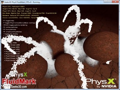 PhysX FluidMark 1.2.0发布 支持多核心处理器