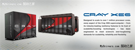 AMD 12核心处理器：Cray发布下一代超级计算机XE6