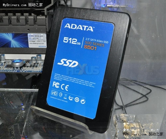 威刚展示全球第二款SATA 6Gbps固态硬盘
