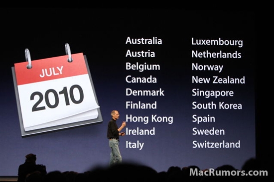 苹果正式发布iPhone 4