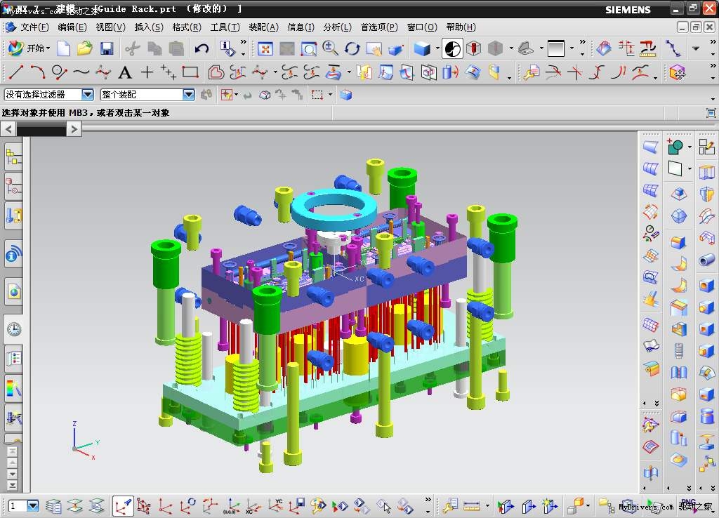 蓝宝石ATI FirePro V3800与CAD/CAE同行：NX7.0测试__中国图纸 ...