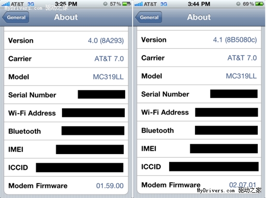 iOS  4.1测试版固件发布 iPhone 4信号未改善