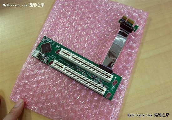 日本玄人志向发明PCI-E x1\/PCI转接卡-玄人志