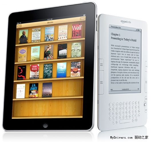 电子书理念之争 iPad三月销量超Kindle三年