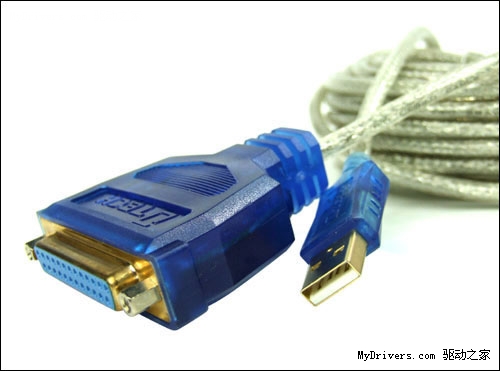 使用更方便：帝特USB转并口线长达5米