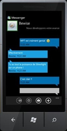Messenger降临Windows Phone 7 截图首现