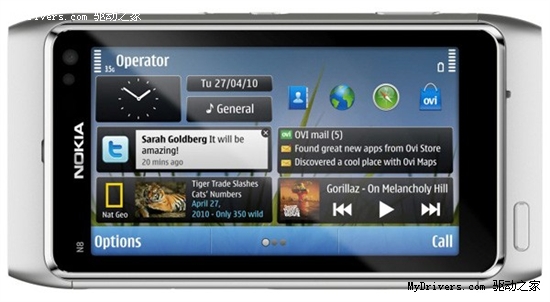 开启Symbian 3时代 诺基亚N8本日起出货