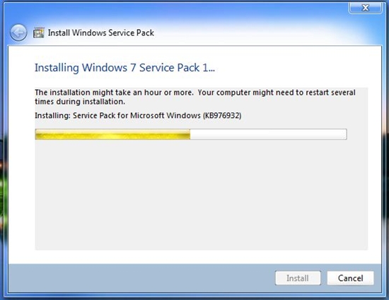 Windows 7 SP1 RC候选版首批截图泄露
