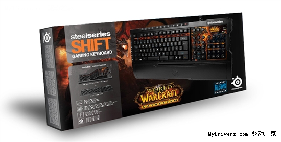 SteelSeries续作《魔兽世界：大灾变》专用键盘登场