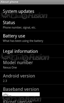 Nexus Two配置及Android 2.3特性新消息