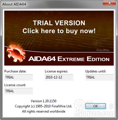 64位时代的EVEREST：AIDA64 1.20发布