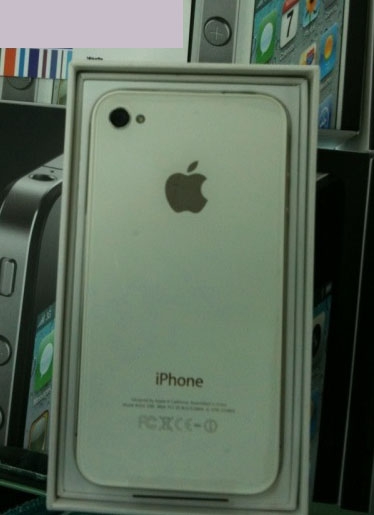 白色版iPhone 4真机已经流入国内灰色市场