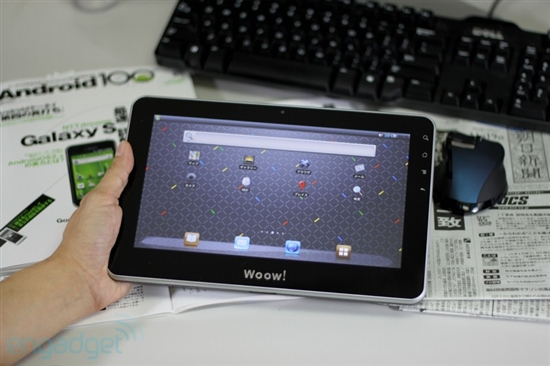 日系Tegra 2+Android 2.3平板抢先亮相