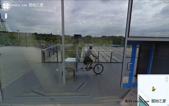 Google街景三轮车德国上路