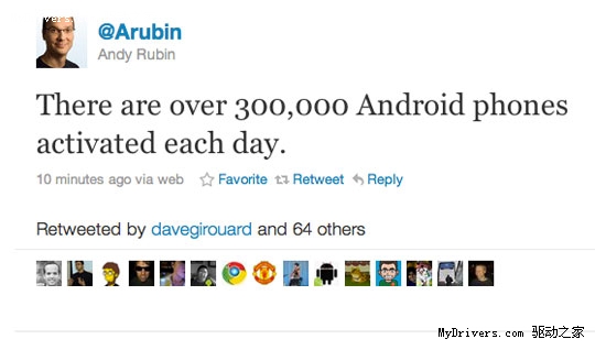 Google反击唱衰传闻称Android日增30万