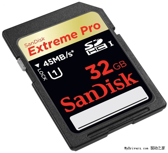 45MB/s写入 SanDisk发布UHS-I极品SDHC卡