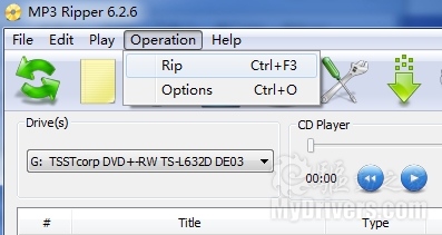 媲美EAC 简约抓轨工具MP3 Ripper