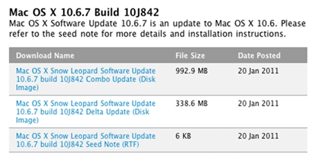苹果开测Mac OS X 10.6.7