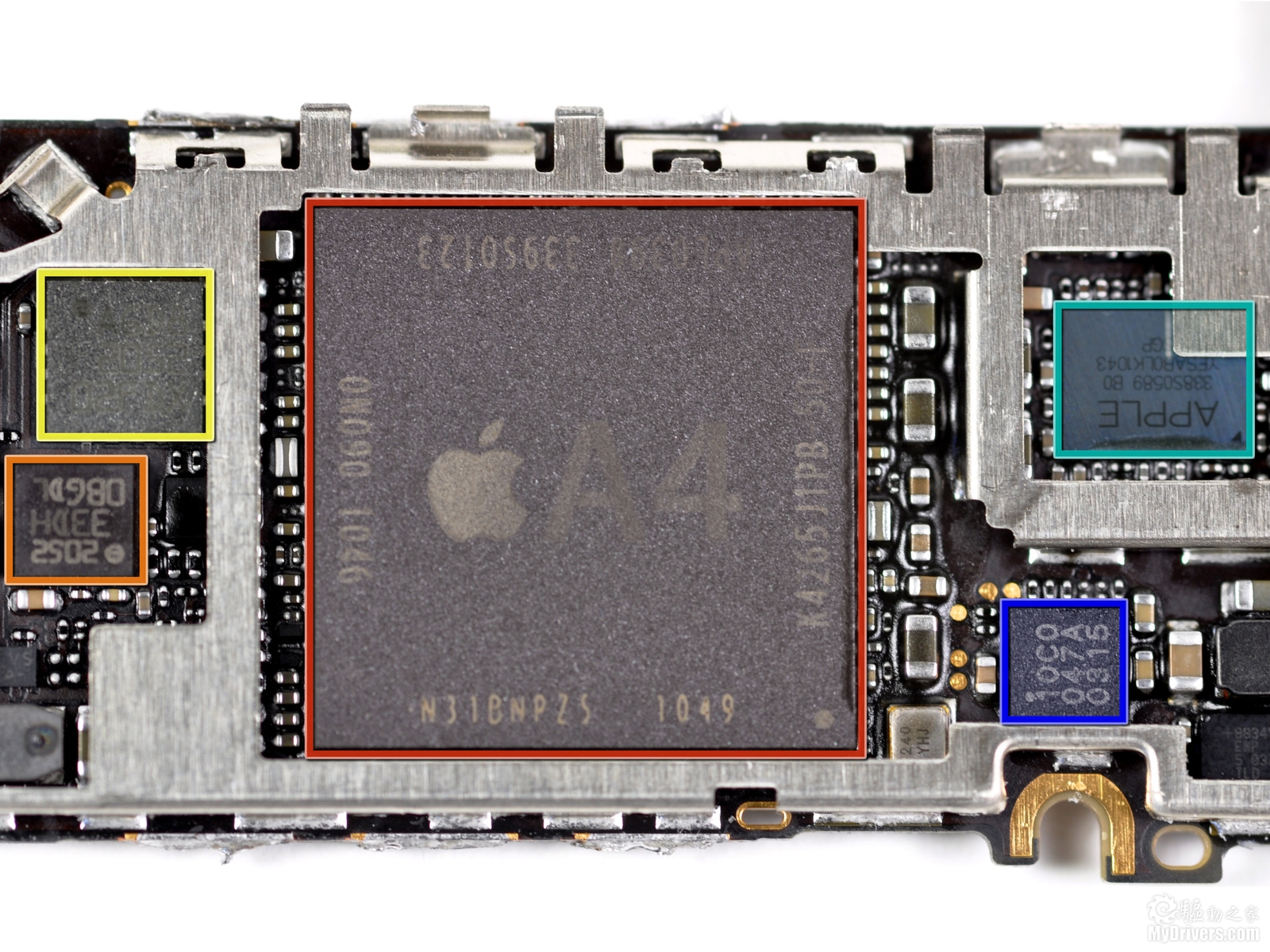 Apple iPhone 4S Teardown/Framed/Disassembled Cell Phone | Etsy