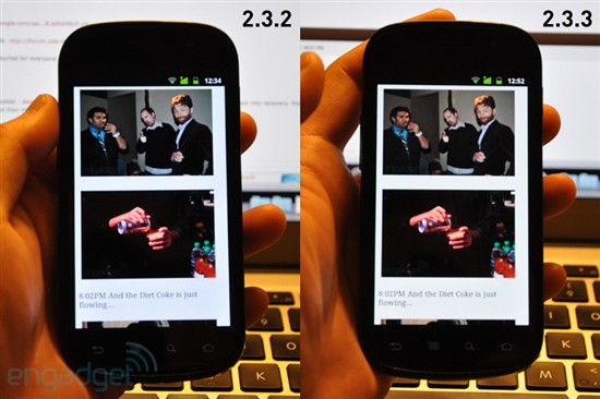 Google称Nexus S升级2.3.3屏幕变色属正常