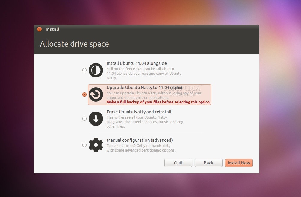 Ubuntu11.04升级